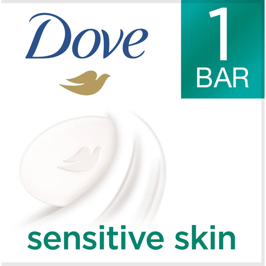 Dove Bar Soap Sensitive Skin; 3.17 Ounces; 8 Per Box; 6 Per Case