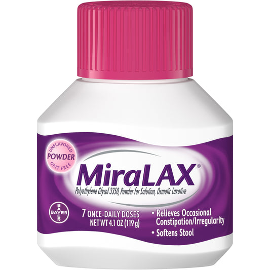 Miralax Miralax 7 Day; 4.1 Fluid Ounces; 3 Per Box; 4 Per Case