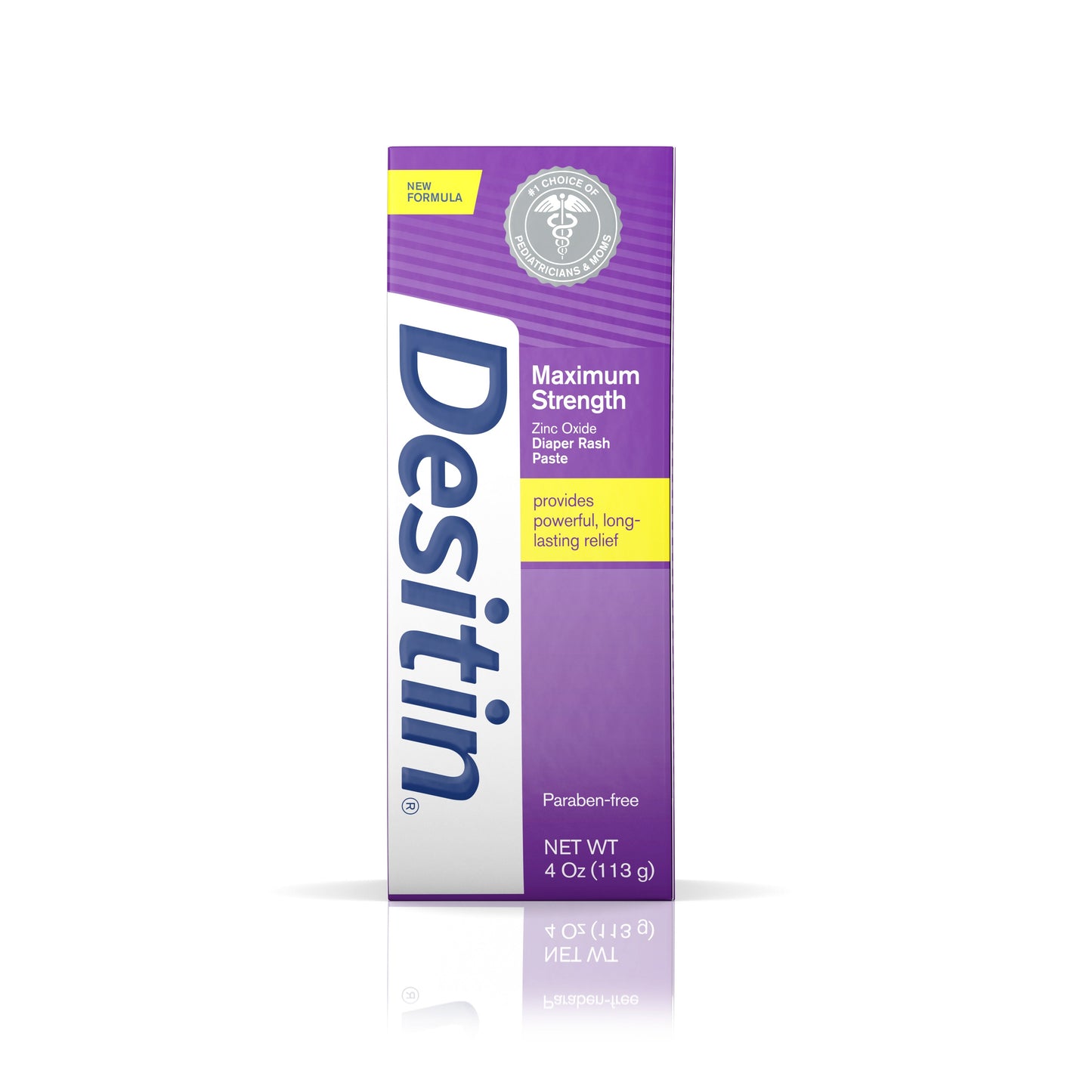 Desitin Maximum Strength Diaper Rash Ointment Cream; 4 Ounces; 6 Per Box; 6 Per Case