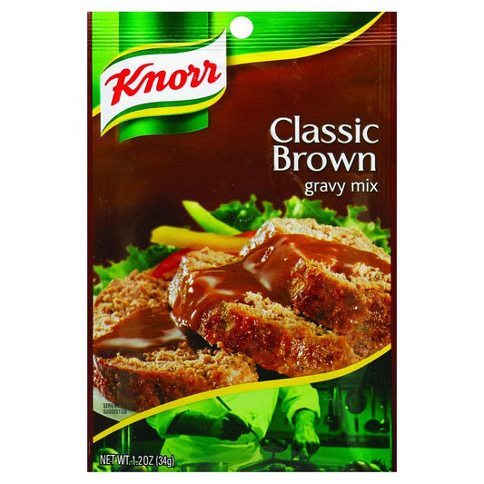 Knorr Brown Gravy Savory Sauce; 1.2 Ounces; 24 Per Case - High Mart Wholesale