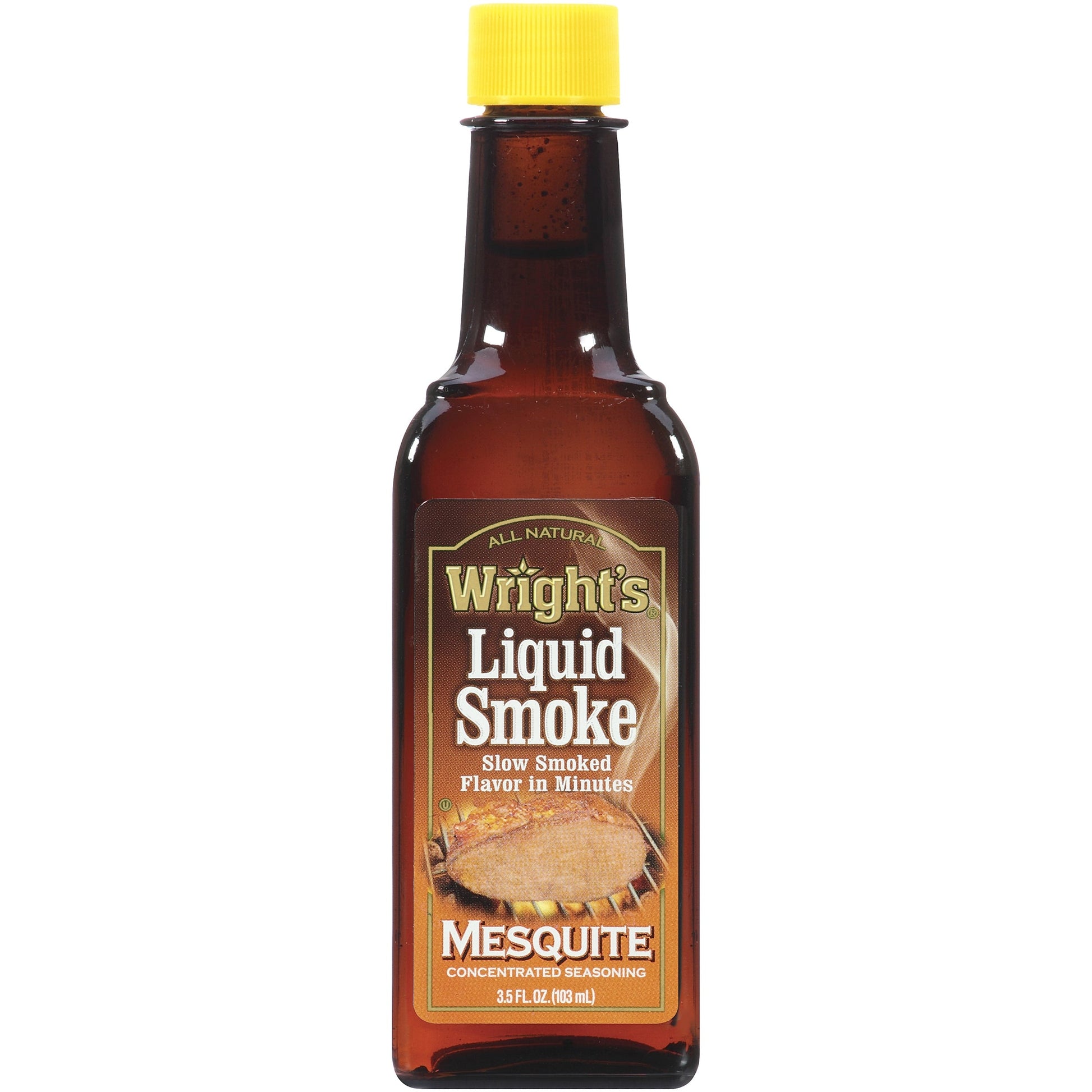 Wright's Mesquite Liquid Smoke; 3.5 Fluid Ounce; 12 Per Case - High Mart Wholesale