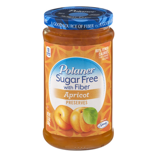 Polaner Sugar Free Apricot Preserves; 13.5 Ounces; 12 Per Case - High Mart Wholesale