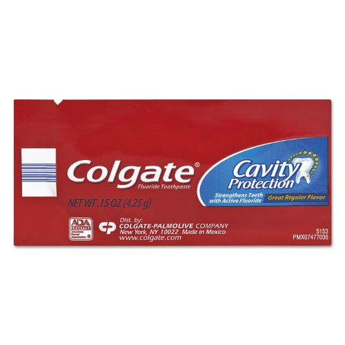 Colgate Great Regular Flavor Sachets; 0.15 Ounces; 1000 Per Case