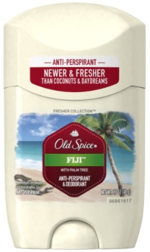 Old Spice Fresh Collection Invisible Deodorant Fiji; 1.7 Ounces; 3 Per Box; 4 Per Case