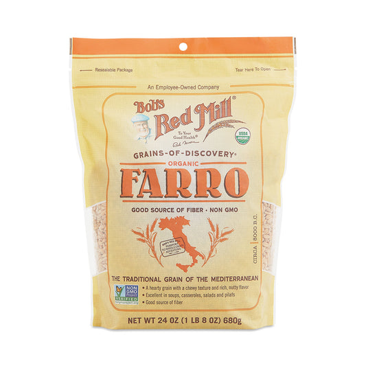 Bob's Red Mill Natural Foods Inc Farro Organic; 24 Ounces; 4 Per Case