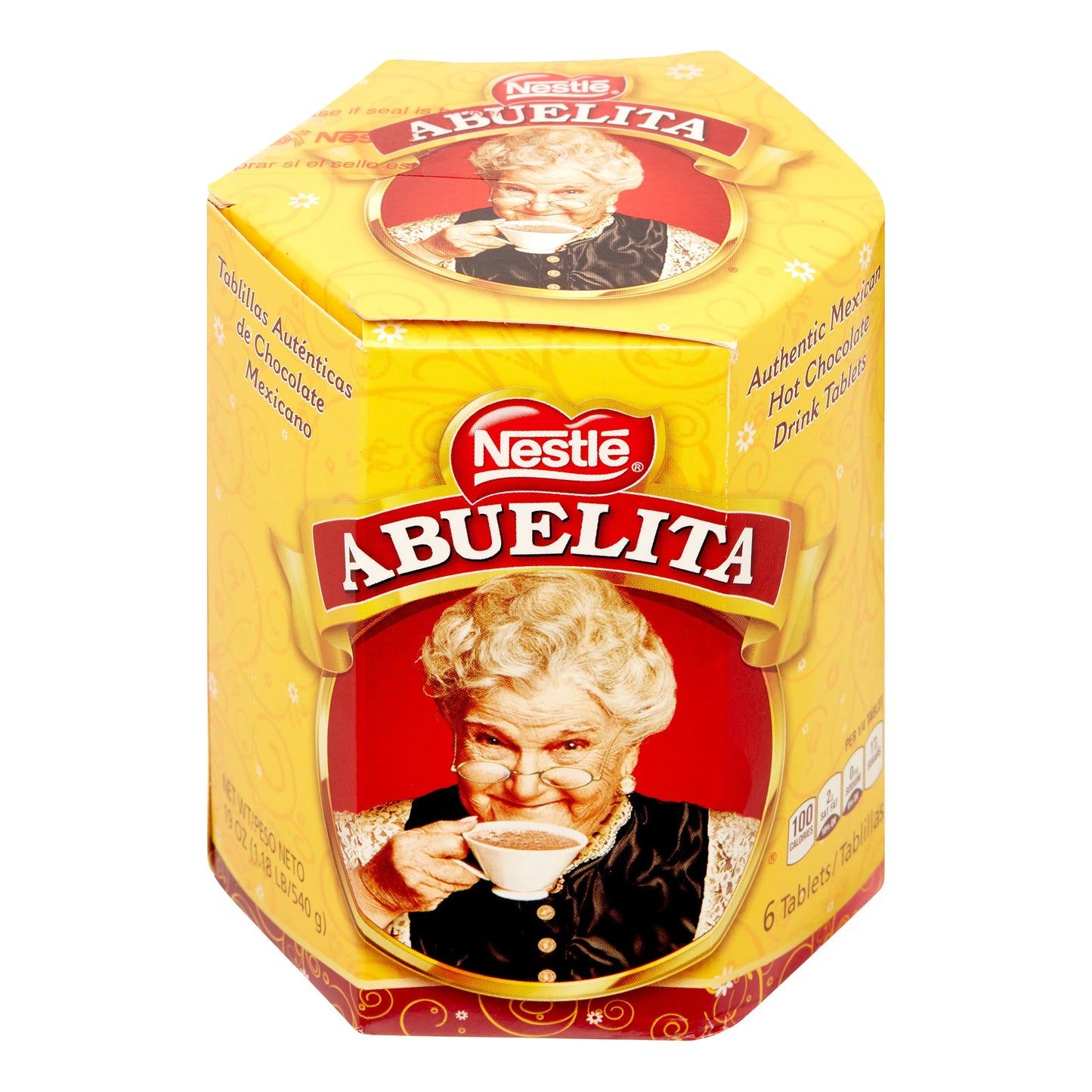 Nestle Abuelita Authentic Mexican Hot Chocolate Drink Tablets; 19 Ounces; 12 Per Case