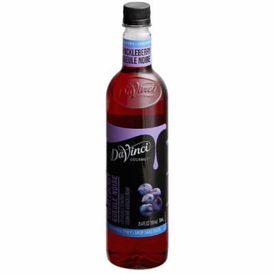 Davinci Gourmet Sugar Free Huckleberry Syrup; 750 Milileter; 4 Per Case - High Mart Wholesale