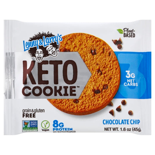 Lenny & Larry's Keto Cookie Chocolate Chip Keto Cookie; 1.6 Ounces; 12 Per Box; 6 Per Case - High Mart Wholesale