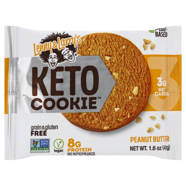 Lenny & Larry's Keto Cookie Peanut Butter Keto Cookie; 1.6 Ounces; 12 Per Box; 6 Per Case - High Mart Wholesale