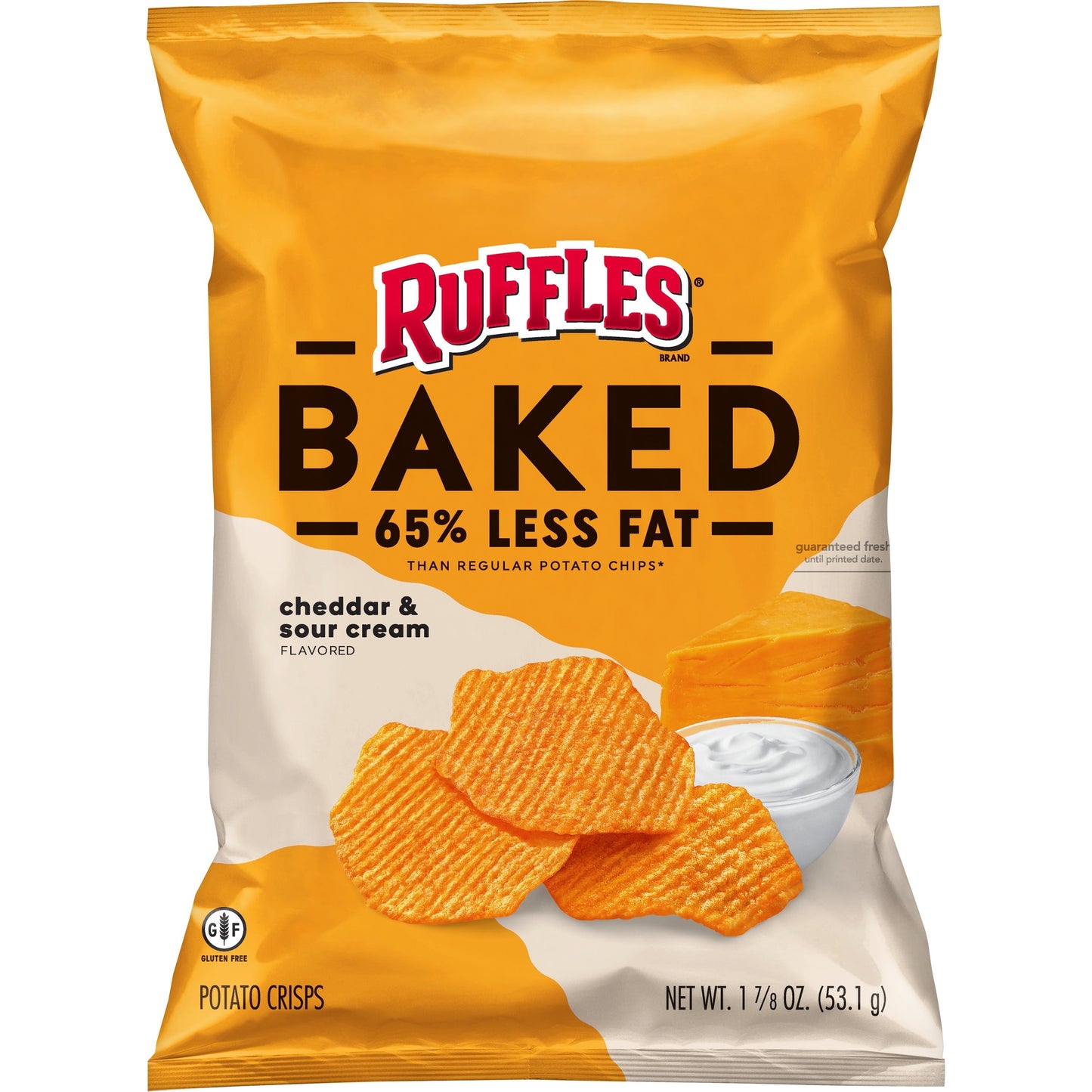 Ruffles Baked Cheddar & Sour Cream Potato Chips; 1.875 Ounce; 27 Per Case