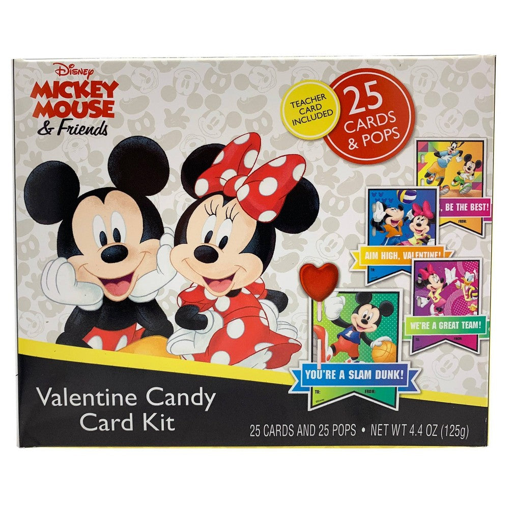 Frankford Candy Mickey Mouse Minnie Mouse Card Kit; 4.4 Ounces; 6 Per Case - High Mart Wholesale
