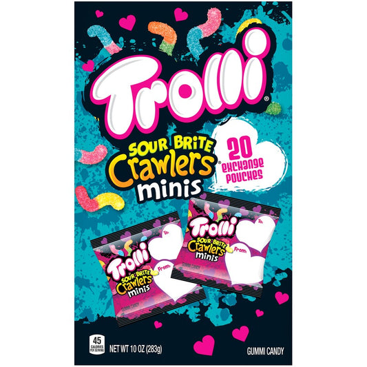 Trolli Sour Brite Crawlers Minis Carton; 10 Ounces; 12 Per Case - High Mart Wholesale