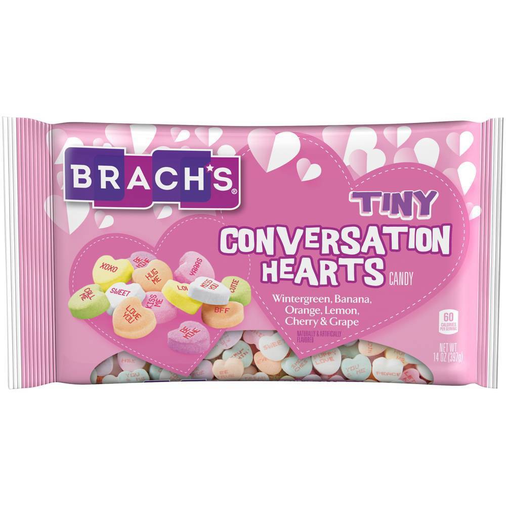 Brachs Tiny Conversation Heart; 14 Ounces; 12 Per Case - High Mart Wholesale