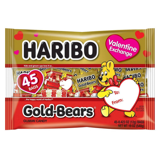 Haribo Gold-Bears Valentine's Day Exchange Bag; 16.8 Ounce; 10 Per Case - High Mart Wholesale