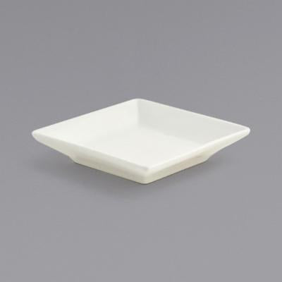 Front Of The House- Foh Square Kyoto Dish Eurowhite 3.5 Inch; 12 Each; 1 Per Case - High Mart Wholesale
