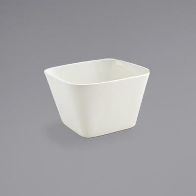 Front Of The House- Foh Bowl Square Eurowhite 3.5In; 12 Each; 1 Per Case - High Mart Wholesale