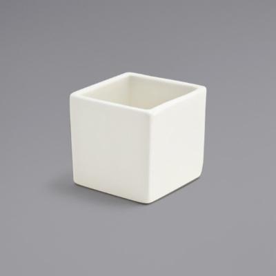 Front Of The House Canvas Ramekin Eurowhite Square 3 Ounce; 12 Each; 1 Per Case - High Mart Wholesale