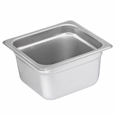 Carlisle Steam Table Pan Stainless Steel 1/6 4 Inch; 1 Count - High Mart Wholesale