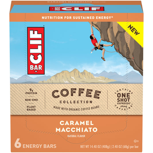 Clif Bar Caramel Macchiato Bar; 6 Each; 6 Per Case - High Mart Wholesale
