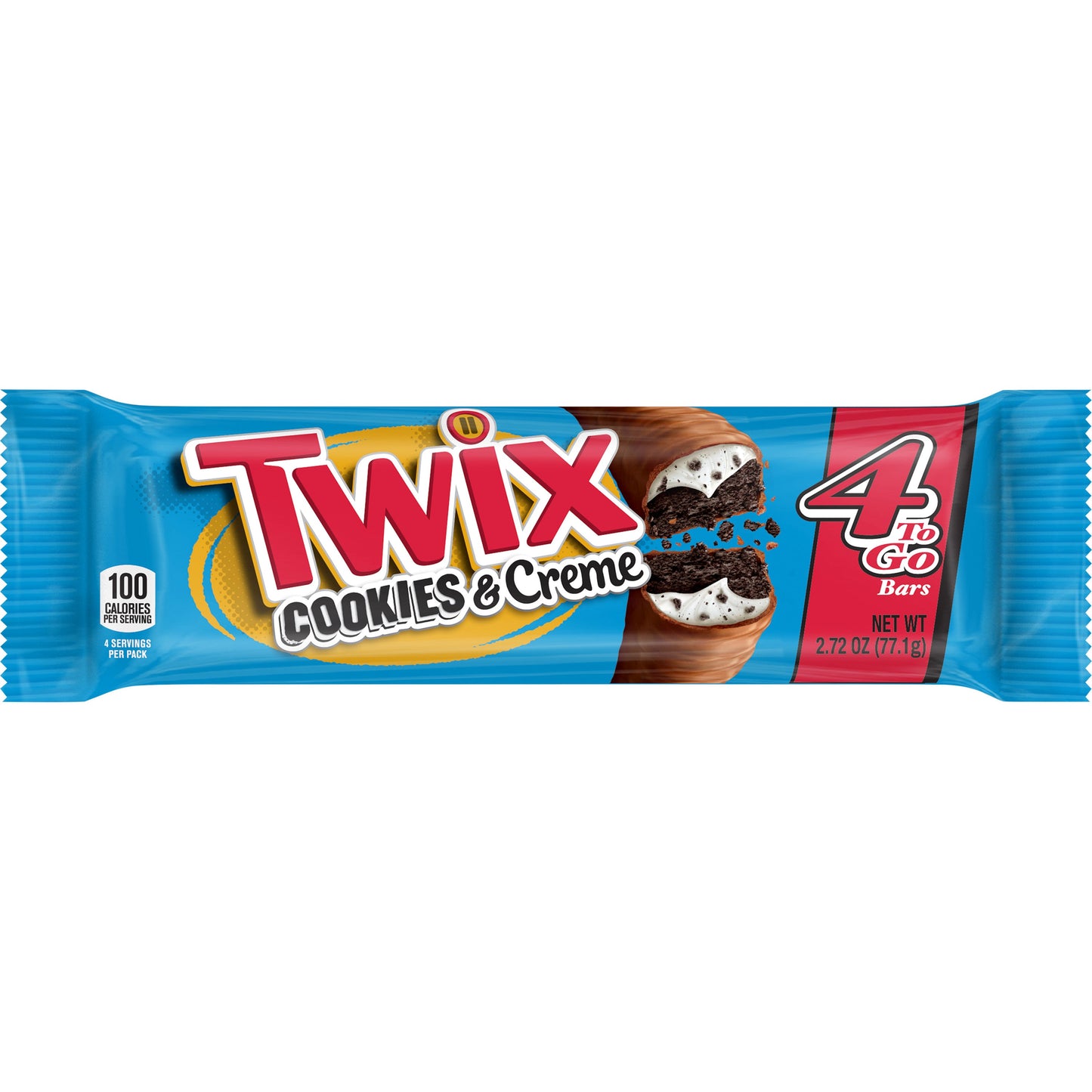 Twix Cookies & Creme Share Size; 2.72 Ounces; 20 Per Box; 6 Per Case