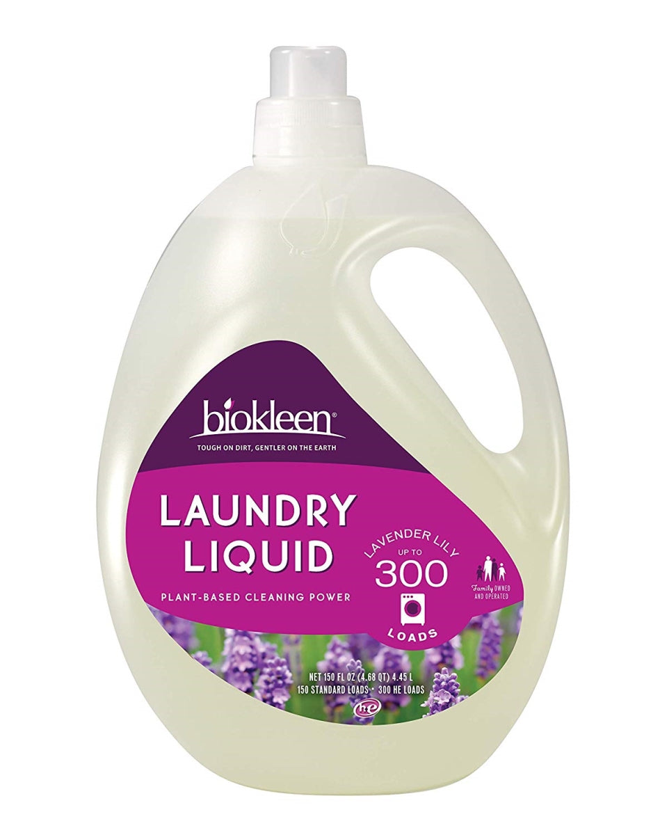 Biokleen Laundry Liquid Lavender Lily; 150 Fluid Ounce; 3 Per Case - High Mart Wholesale