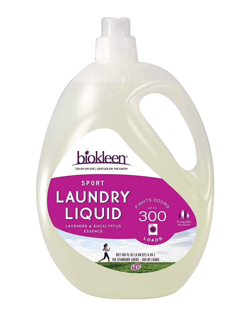 Biokleen Laundry Liquid Sport 300 Loads; 150 Fluid Ounce; 3 Per Case - High Mart Wholesale