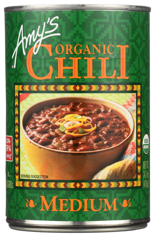 Amy's Chili Medium Organic; 416 Gram; 12 Per Case - High Mart Wholesale