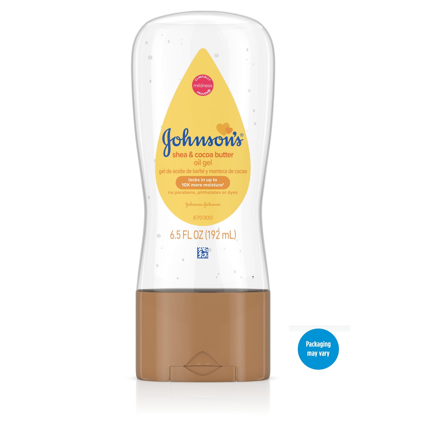 Johnson's Baby Baby Sheer Oil Gel; 6.5 Fluid Ounce; 6 Per Box; 4 Per Case