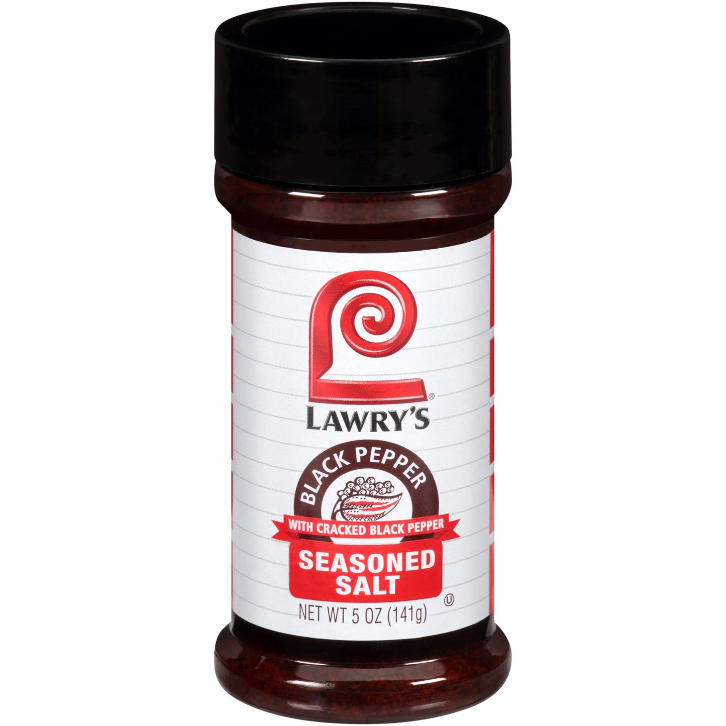 Lawry's Black Pepper Seasoned Salt; 5 Ounces; 12 Per Case