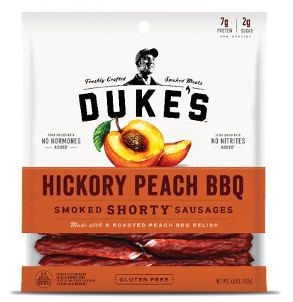 Duke's Hickory Peach Bbq Smoked Shorty Sausages; 5 Ounces; 8 Per Case - High Mart Wholesale