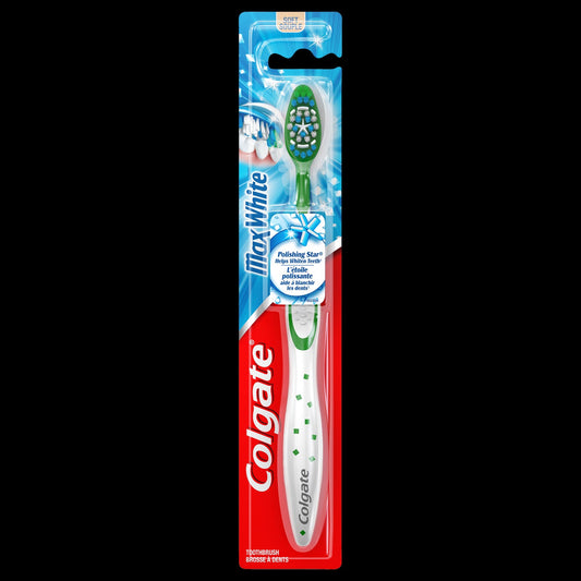 Colgate Max White Toothbrush Full Head Soft; 1 Each; 6 Per Box; 12 Per Case