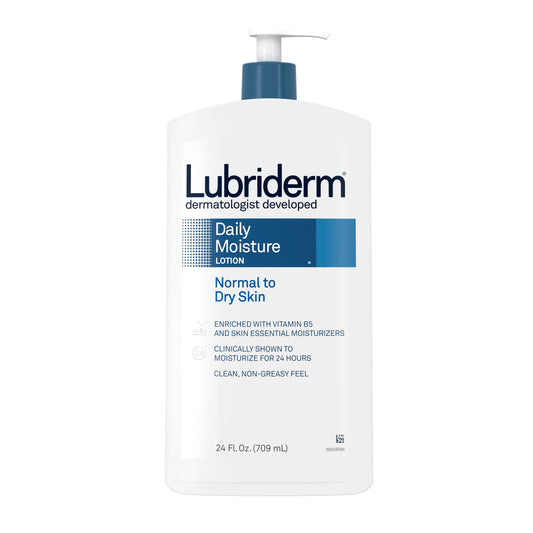 Lubriderm Daily Moisture Body Lotion; 24 Fluid Ounce; 3 Per Box; 4 Per Case - High Mart Wholesale