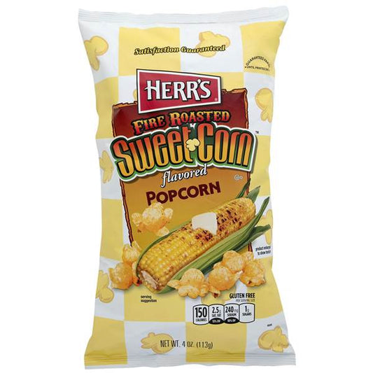Herr Foods Inc Fire Roasted Sweet Corn Popcorn; 4 Ounces; 12 Per Case - High Mart Wholesale