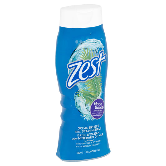 Zest Body Wash Ocean Breeze; 18 Fluid Ounces; 6 Per Case - High Mart Wholesale