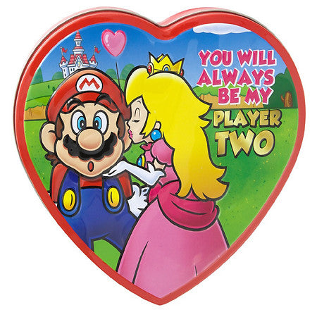 Frankford Candy Super Mario Heart Tin; 3.6 Ounces; 6 Per Case - High Mart Wholesale