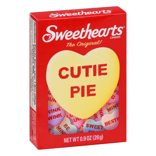 Sweethearts Conversation Candy Floor Display; 216 Count; 1 Per Case