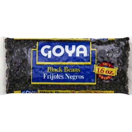 Goya Black Beans Dry Bag; 16 Ounces; 24 Per Case