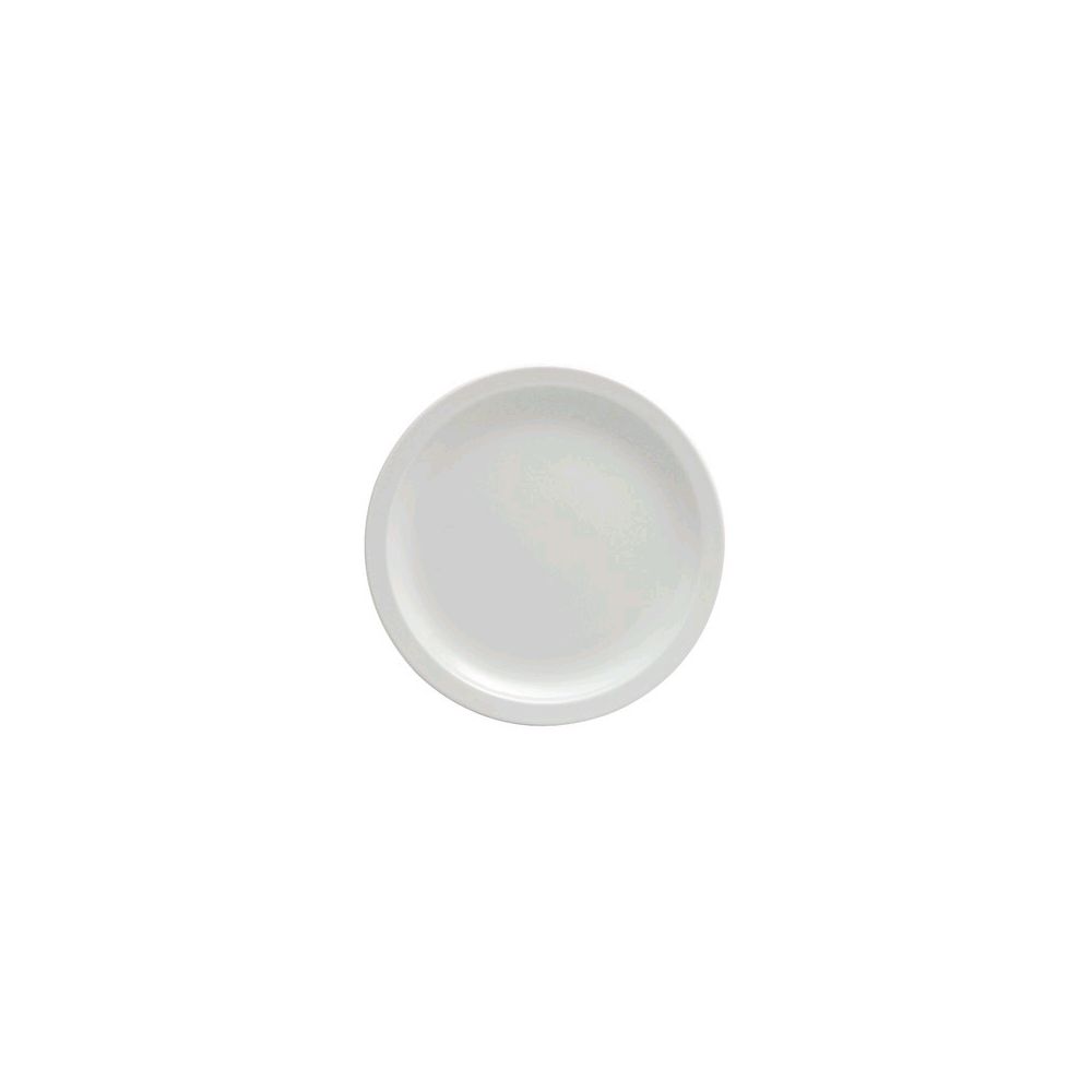 Oneida 6.375 Inch Buffalo Bright White Narrow Rim Plate; 36 Each; 1 Per Case - High Mart Wholesale