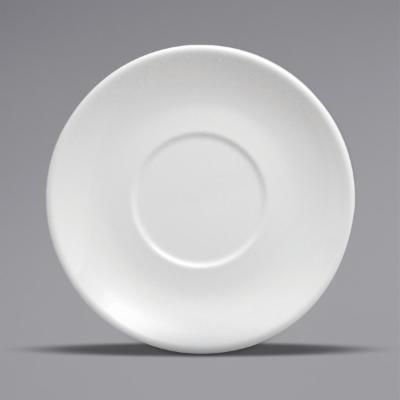 Oneida 5.5 Inch Buffalo Cream White Narrow Rim Plate; 36 Each; 1 Per Case - High Mart Wholesale