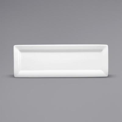 Oneida 9 Inch Buffalo Cream White Rolled Edge Plate; 24 Each; 1 Per Case - High Mart Wholesale