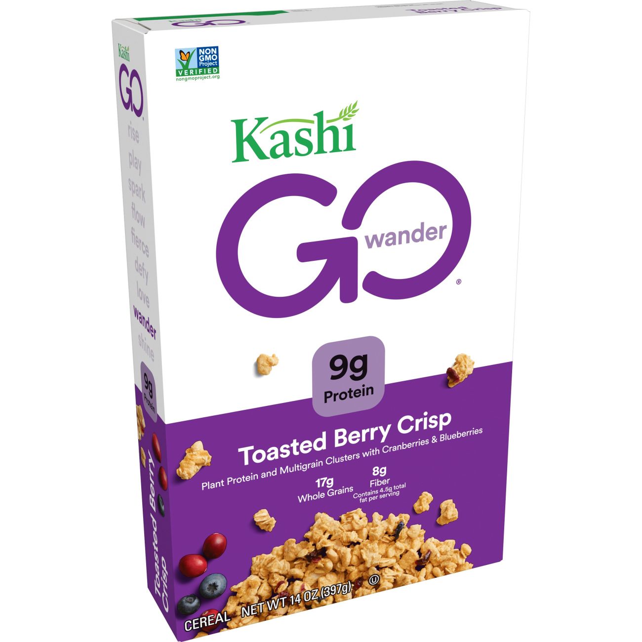 Kashi Go Lean Crisp Toasted Berry Cereal; 14 Ounces; 12 Per Case