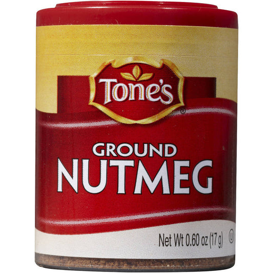 Tones Spice Nutmeg Ground .6 Ounce; 0.6 Ounces; 6 Per Box; 24 Per Case - High Mart Wholesale