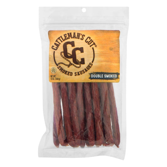 Cattlemen's Double Smoked Sticks; 12 Ounces; 8 Per Case - High Mart Wholesale