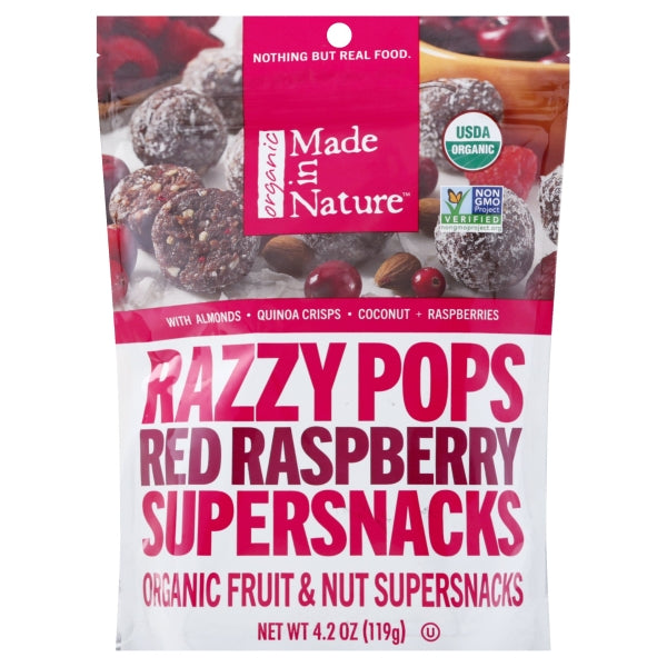 Made In Nature Organic Razzy Pop; 4.2 Ounces; 6 Per Case - High Mart Wholesale