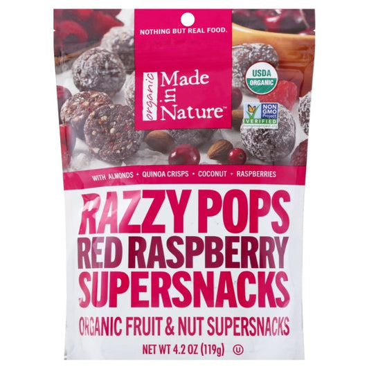 Made In Nature Organic Razzy Pop; 4.2 Ounces; 6 Per Case - High Mart Wholesale