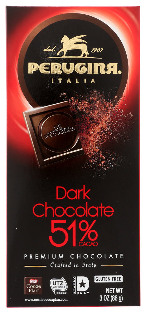 Perugina Dark Chocolate Bar 51%; 3 Ounces; 12 Per Case - High Mart Wholesale