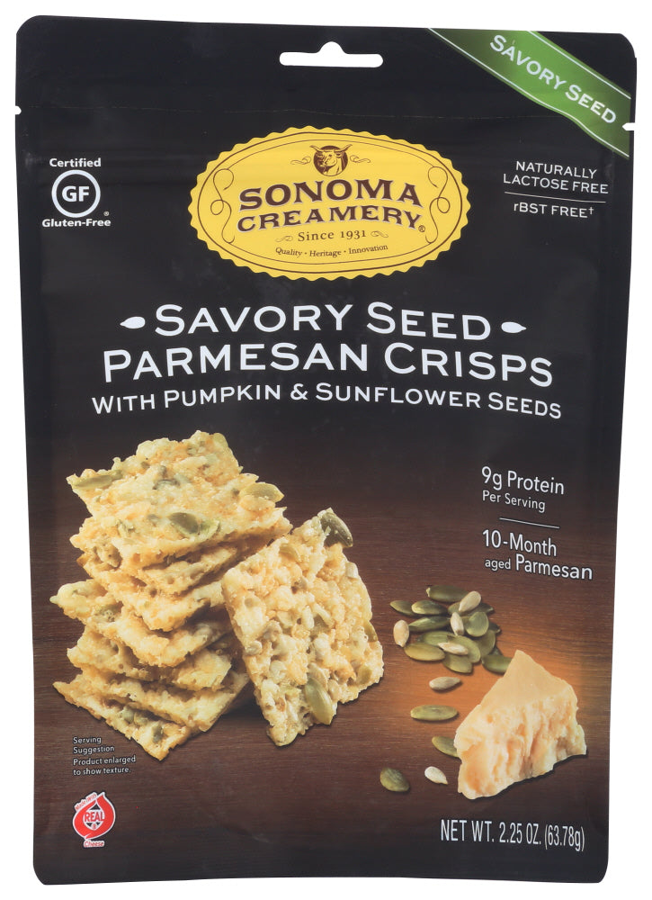 Sonoma Creamery Crisps Savory Seed Crisps; 2.25 Ounces; 6 Per Case