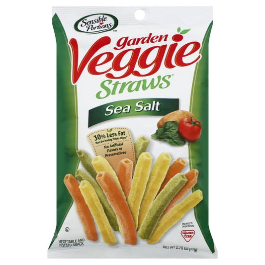 Hain Gourmet Veggie Straws Sea Salt; 2.75 Ounces; 6 Per Case - High Mart Wholesale