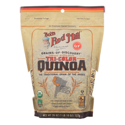 Bob's Red Mill Natural Foods Inc Quinoa Tri-Color Organic; 26 Ounces; 4 Per Case