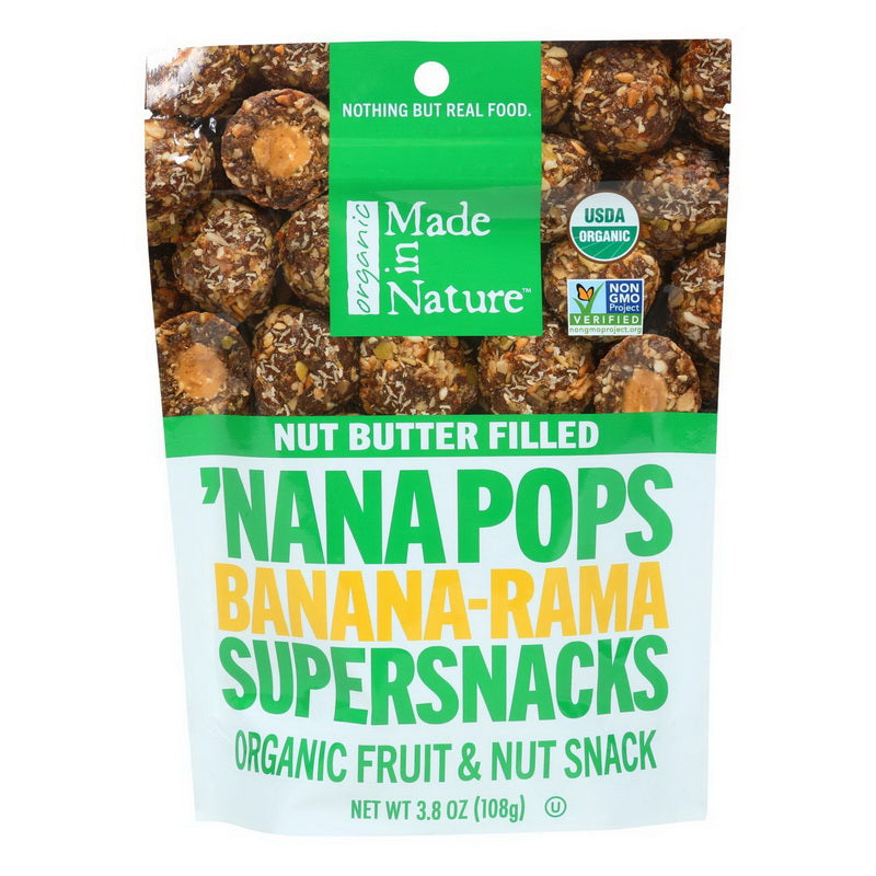 Made In Nature Organic Fruit And Nut Banana Pops; 4.2 Ounce; 6 Per Case - High Mart Wholesale